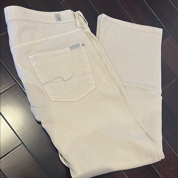 7 for all mankind men’s grey jeans sz 34 - Picture 3 of 4